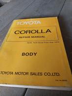REPAIR MANUAL BODY TOYOTA COROLLA KE70 TE71, Ophalen of Verzenden