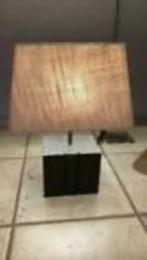 Tafellamp Schemerlamp, Ophalen of Verzenden, Zo goed als nieuw, Hout, Minder dan 50 cm