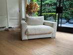 Te koop: Witte loveseat, Huis en Inrichting, Fauteuils, Ophalen, Gebruikt, 100 tot 125 cm, 100 tot 125 cm