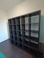 Ikea Kallax zwartbruin kast 5 x 5 vakken, Ophalen, 150 tot 200 cm, Zo goed als nieuw, 150 tot 200 cm
