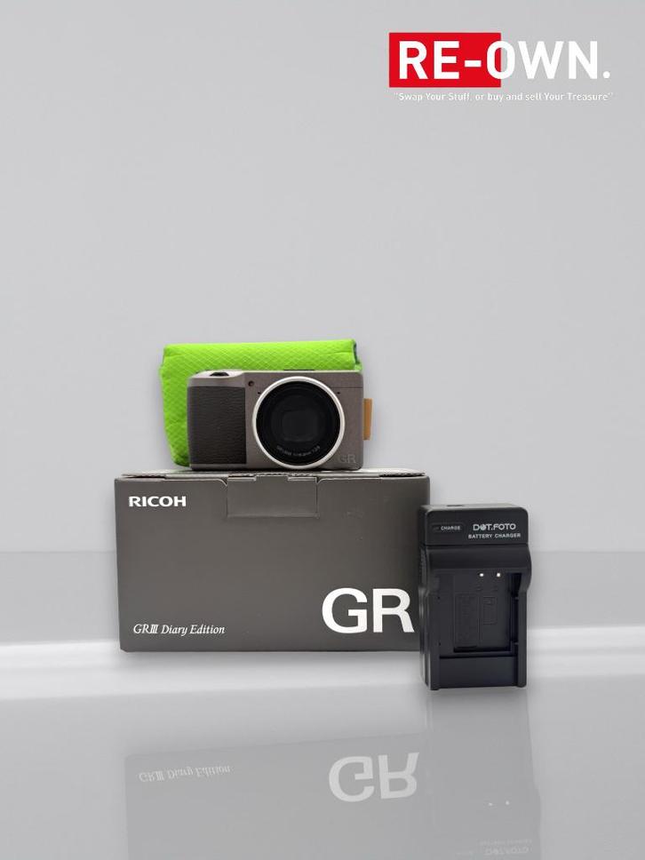 Ricoh GR III Diary Edition (nieuwstaat + doos) GRIII, Audio, Tv en Foto, Fotocamera's Digitaal, Zo goed als nieuw, Compact, Overige Merken