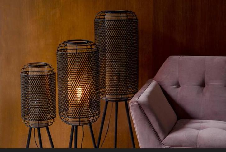 vloerlamp Archer van Dutchbone, Huis en Inrichting, Lampen | Vloerlampen, Zo goed als nieuw, 150 tot 200 cm, Metaal, Ophalen