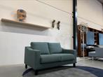 2 x Nieuw Leolux Antonia Bank 2 zits Blauw stof design 147, Leolux, Ophalen of Verzenden, Rechte bank, Stof