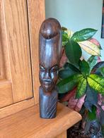 Vintage massief ebbenhouten hand gesneden beeld, Ophalen