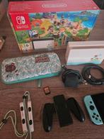 Nintendo Switch Animal Crossing Editie, Spelcomputers en Games, Spelcomputers | Nintendo Switch, Met games, Met 2 controllers