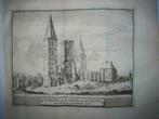 17 / Egmond   Abdij Ruïne    Kopergravure 1736, Ophalen of Verzenden