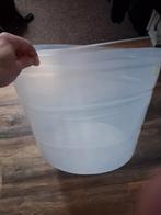 Inzethoes bloempot kunststof transparant Ø 55 cm H 40 cm, Tuin en Terras, Bloempotten, Ophalen, Kunststof, 40 cm of meer, Rond