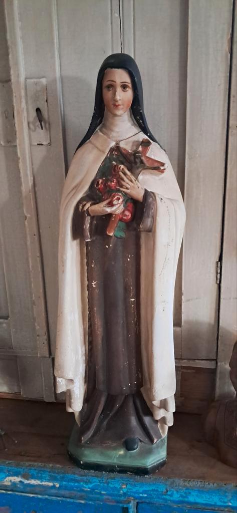 Antiek Heiligenbeeld - Theresia., Antiek en Kunst, Antiek | Religie, Ophalen of Verzenden