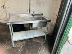 RVS Spoeltafel Horeca, Zakelijke goederen, Horeca | Keukenapparatuur, Ophalen of Verzenden, Gebruikt, RVS Meubilair