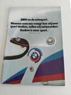 BMW Autosport nederlandstalige folder 1978, Ophalen of Verzenden, Zo goed als nieuw, BMW
