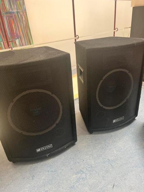 Luidsprekerboxen 5 stuks, Audio, Tv en Foto, Luidsprekers, Gebruikt, Front, Rear of Stereo speakers, 120 watt of meer, Overige merken