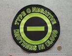 Type O Negative Brothers in blood backpatch no2  25,5 cm, Verzamelen, Verzenden, Nieuw, Kleding