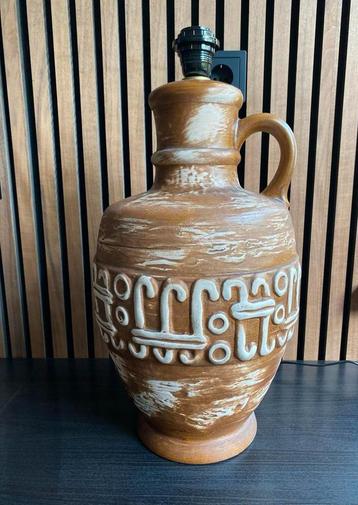 Vintage West Germany vloerlamp vaaslamp kruiklamp handwerk beschikbaar voor biedingen