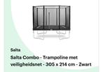 Te koop veiligheidsnet + trampoline ladder xl, Kinderen en Baby's, Speelgoed | Buiten | Trampolines, Ophalen, Zo goed als nieuw