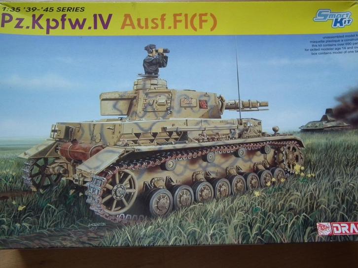Dragon 6315 Panzer IV Audf FI (F) SMART KIT 1/35, Hobby en Vrije tijd, Modelbouw | Auto's en Voertuigen, Nieuw, Tank, 1:32 tot 1:50