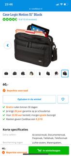 Laptop tas/schoudertas / Case Logic Notion, Nieuw, Schoudertas, 16 inch, Verzenden