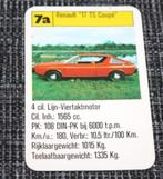 autokaartje RENAULT 17 TS COUPE, Ophalen of Verzenden, Zo goed als nieuw, Auto's