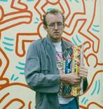 Om het jaar 2000 Pop Art Keith Haring Lithografie ingelijst, Ophalen of Verzenden