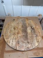 2 ronde mango tafelbladden, Huis en Inrichting, Tafels | Salontafels, Ophalen, 50 tot 100 cm, 100 tot 150 cm, Rond