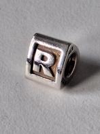 Originele zilveren Pandora letterbedel, Ophalen of Verzenden, Zo goed als nieuw, Zilver, Pandora