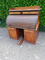 uniek vintage rolluik bureau klassiek, Huis en Inrichting, Bureaus, Ophalen, Gebruikt, Bureau
