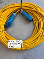 Diversen  Cee Campingkabels  met blauwe stekkers zie foto’s, Ophalen, Gebruikt, X, X