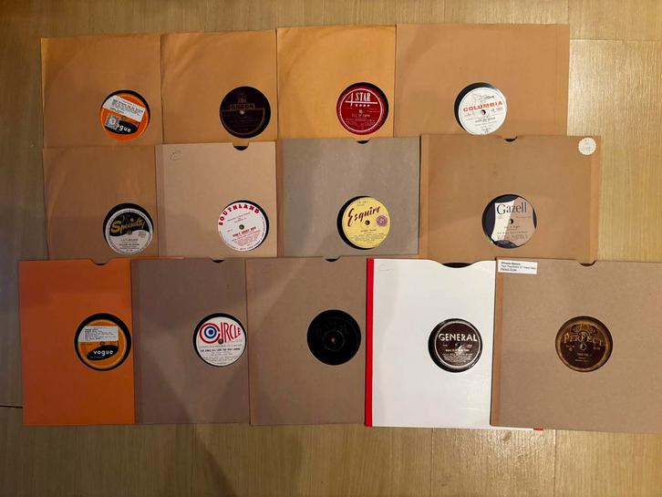 78 toeren 13 mooie jazzplaten, Cd's en Dvd's, Vinyl | Jazz en Blues, Zo goed als nieuw, Jazz, 1940 tot 1960, 10 inch, Ophalen of Verzenden