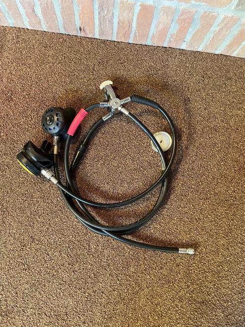 Ademautomaat set met kapotte manometer, Watersport en Boten, Duiken, Gebruikt, Overige typen, Ophalen of Verzenden