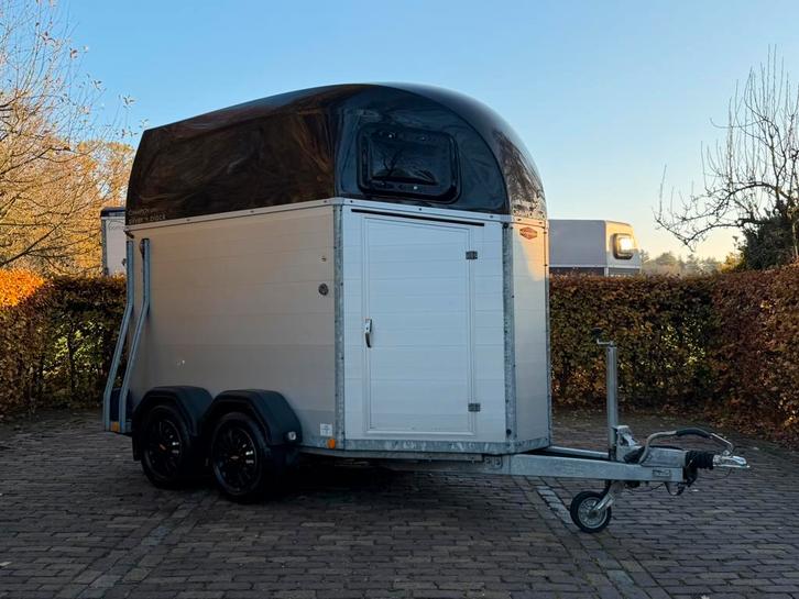 Zeer nette 1.5 paards bockmann vol aluminium, Dieren en Toebehoren, Paarden en Pony's | Trailers en Aanhangwagens, Zo goed als nieuw
