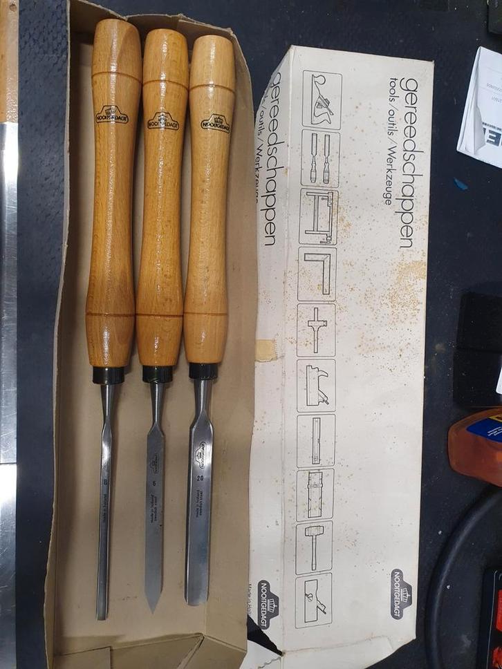 Nooitgedagt Draaiset 420 - 3 Steekbeitels, Doe-het-zelf en Verbouw, Gereedschap | Handgereedschap, Nieuw, Ophalen of Verzenden