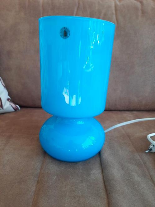 Ikea tafellamp(2) type lykta blauw, lees de beschrijving, Huis en Inrichting, Lampen | Tafellampen, Zo goed als nieuw, Minder dan 50 cm