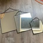 Spiegelset Action, Huis en Inrichting, Woonaccessoires | Spiegels, Ophalen, Minder dan 50 cm, Vierkant, Zo goed als nieuw