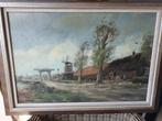 Kranenburg leuk schilderij, Ophalen of Verzenden