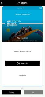 Abu Dhabi Formule 1 Grand Prix F1 2025 *Zaterdag*, Tickets en Kaartjes, Drie personen of meer, Overige soorten
