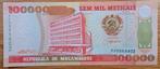 102# Mozambique 100.000 Meticais 1993 P139, Ophalen of Verzenden, Overige landen