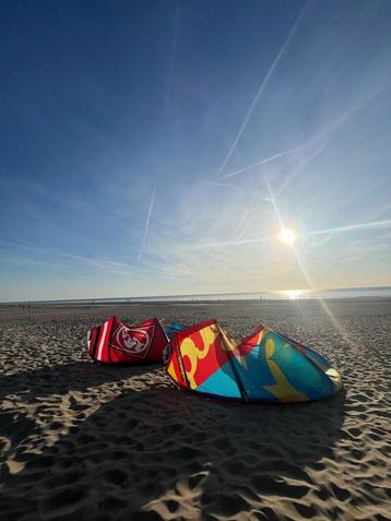 2 Kites (9m/12m) + Bar  | RRD | In goede staat beschikbaar voor biedingen