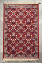 Vintage tapijt, vloerkleed, wandkleed oranje rood, Ophalen of Verzenden, Huis en Inrichting