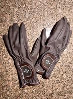 Paardrijhandschoenen bruin met steentjes NIEUW!, Dieren en Toebehoren, Paardrijkleding, Dressuur, Overige typen, Nieuw, Ophalen of Verzenden