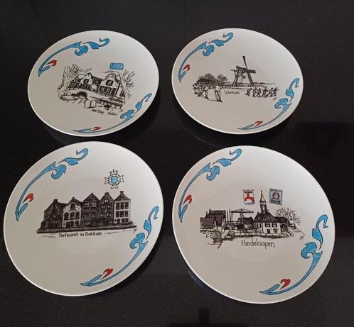 Elfstedentocht - ontbijtbordjes - 6 stuks, Huis en Inrichting, Keuken | Servies, Nieuw, Bord(en), Overige stijlen, Ophalen
