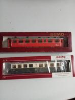 Bemo RhB rijtuigen, Hobby en Vrije tijd, Modeltreinen | H0, Ophalen of Verzenden, Zo goed als nieuw, Gelijkstroom, Wagon
