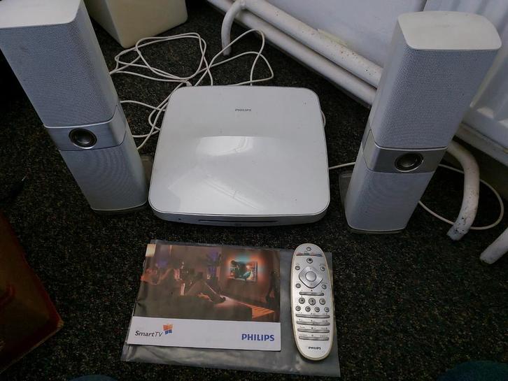 Philips Home Cinema Set met Blueray speler, Audio, Tv en Foto, Home Cinema-sets, Gebruikt, Blu-ray-speler, 2.1-systeem, 40 tot 70 watt