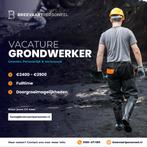 Grondwerker, 33 - 40 uur, LBO / VMBO, Starter, Freelance of Uitzendbasis