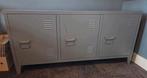 Handige grijze lockerkast / tv dressoir, Ophalen, Gebruikt