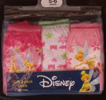 3-pack Tinkerbell slips maat 98 *NIEUW* a beschikbaar voor biedingen