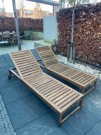 IKEA NÄMMARÖ ligbed buiten (2 stuks), Tuin en Terras, Ophalen of Verzenden, Gebruikt, Hout, Verstelbaar