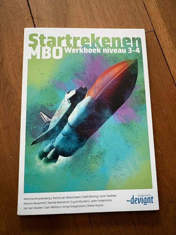 Startrekenen MBO Werkboek niveau 3-4 - Deviant, Boeken, Studieboeken en Cursussen, Zo goed als nieuw, MBO, Ophalen of Verzenden