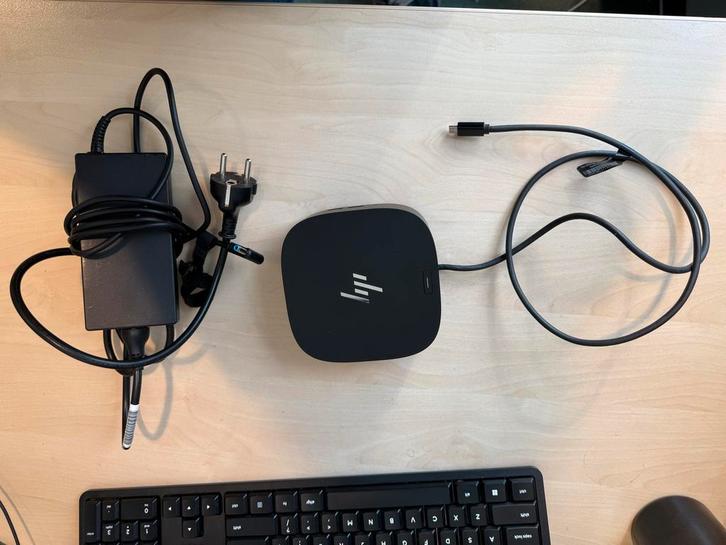 HP USB-C Dock G5 - Inclusief Adapter, Computers en Software, Dockingstations, Gebruikt, Docking station, Laptop, Ophalen of Verzenden