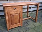 Teak bureau, Ophalen, Gebruikt, 50 tot 100 cm