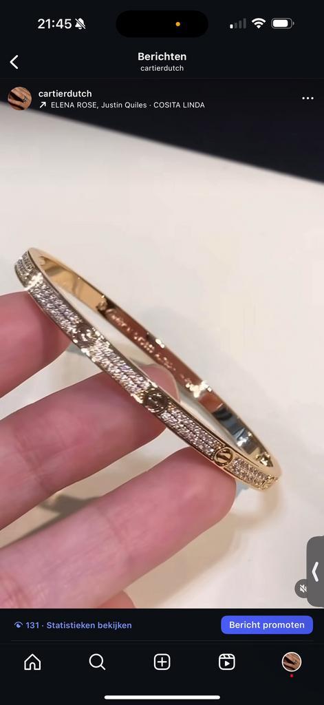 Cartier armbanden, Sieraden, Tassen en Uiterlijk, Armbanden, Zo goed als nieuw, Ophalen of Verzenden