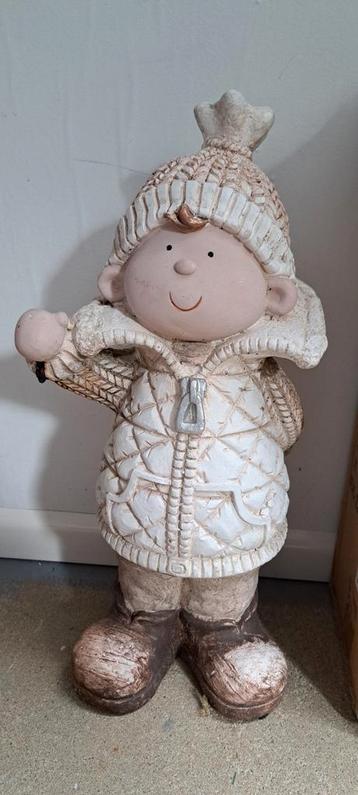 Keramiek jongenspop, 47 cm. beschikbaar voor biedingen